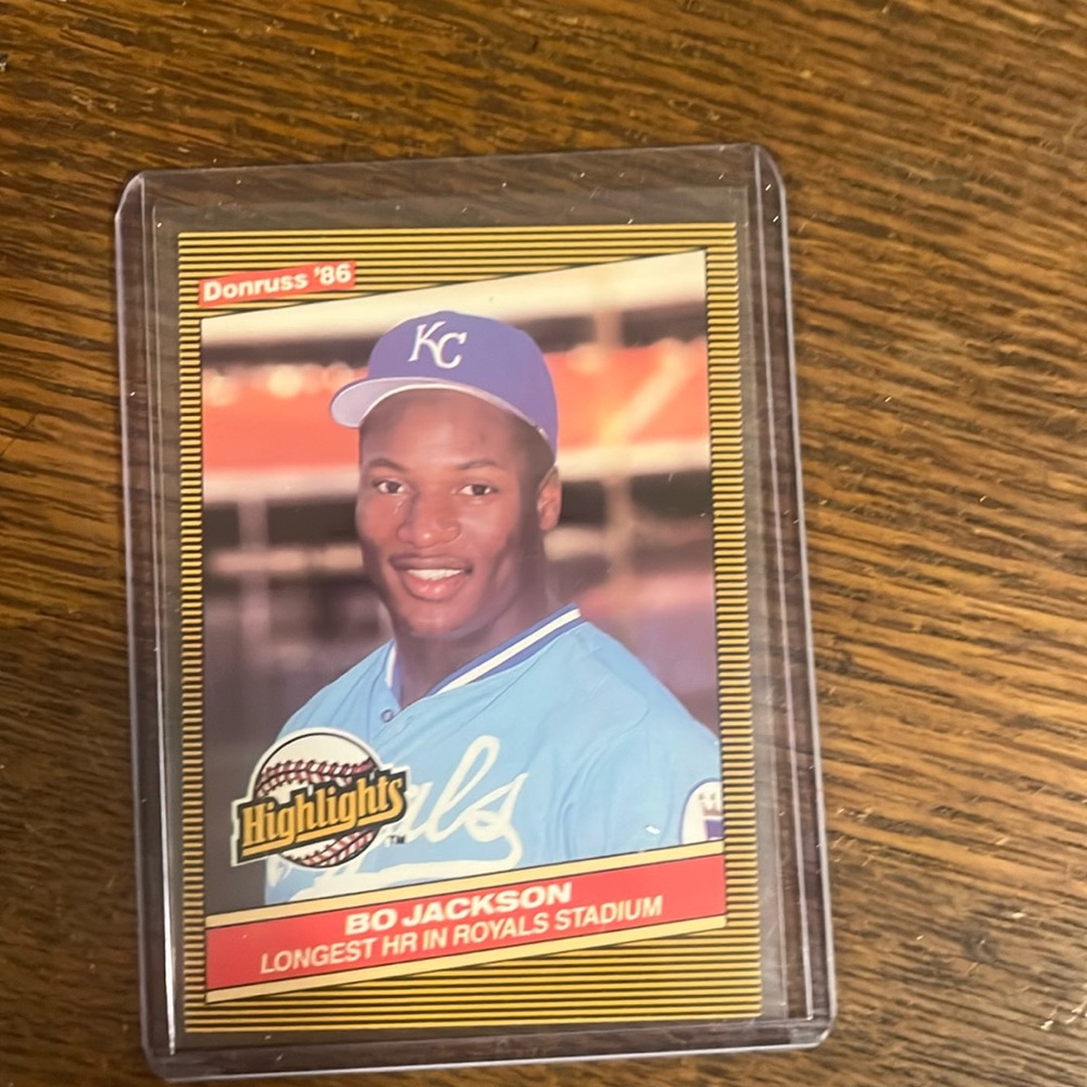 1986 Donruss Highlights BO JACKSON #43
